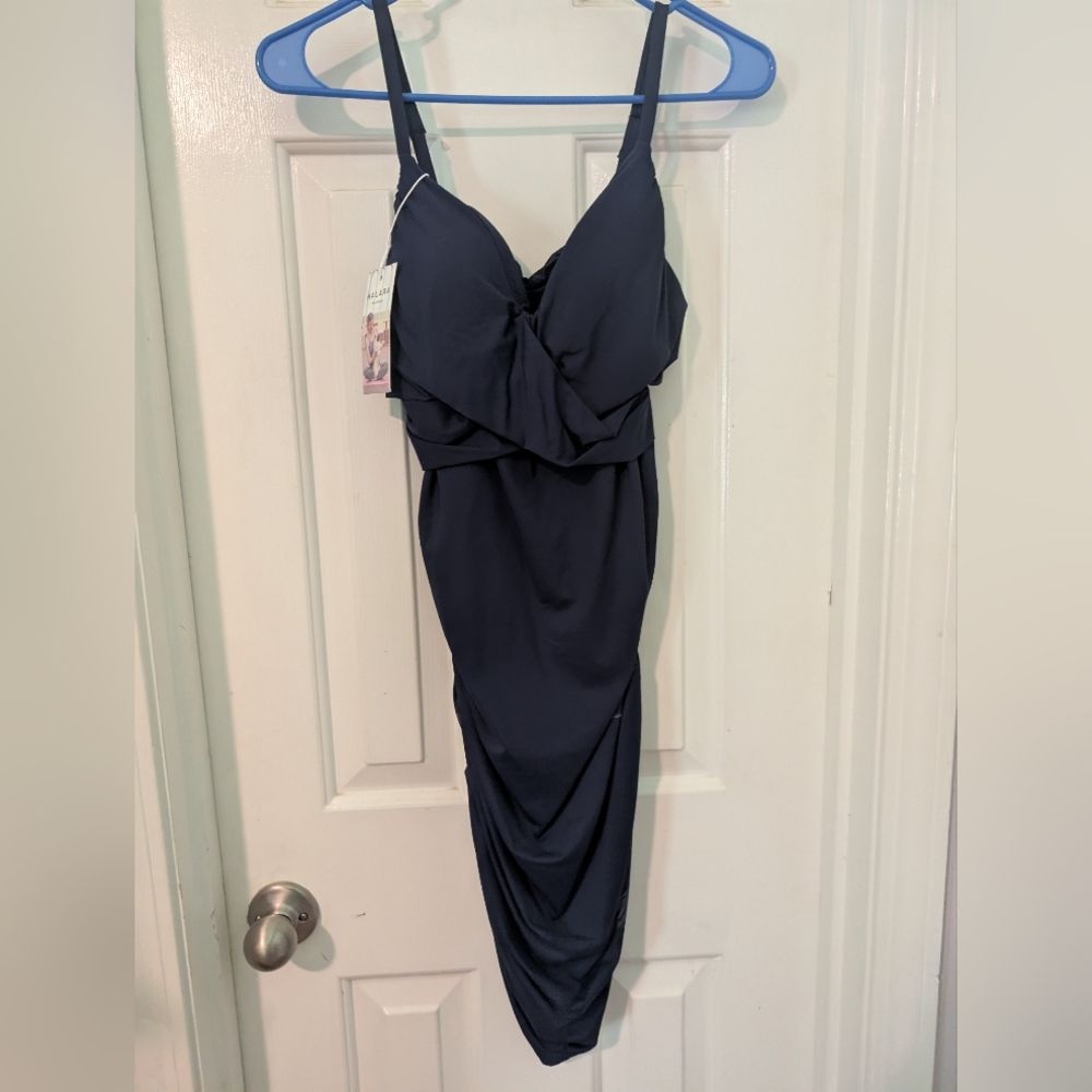 Halara Ruched Cross Front Bodycon Mini - Picture 6 of 6